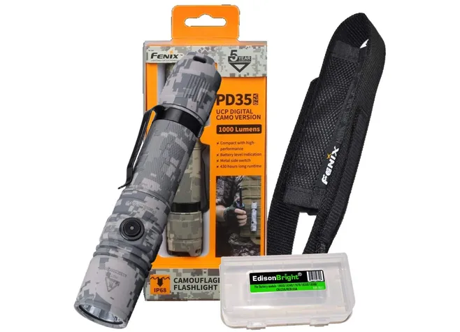 Ліхтар ручний Fenix PD35 V20 Camo Edition Cree XP-L HI LED Фото 2